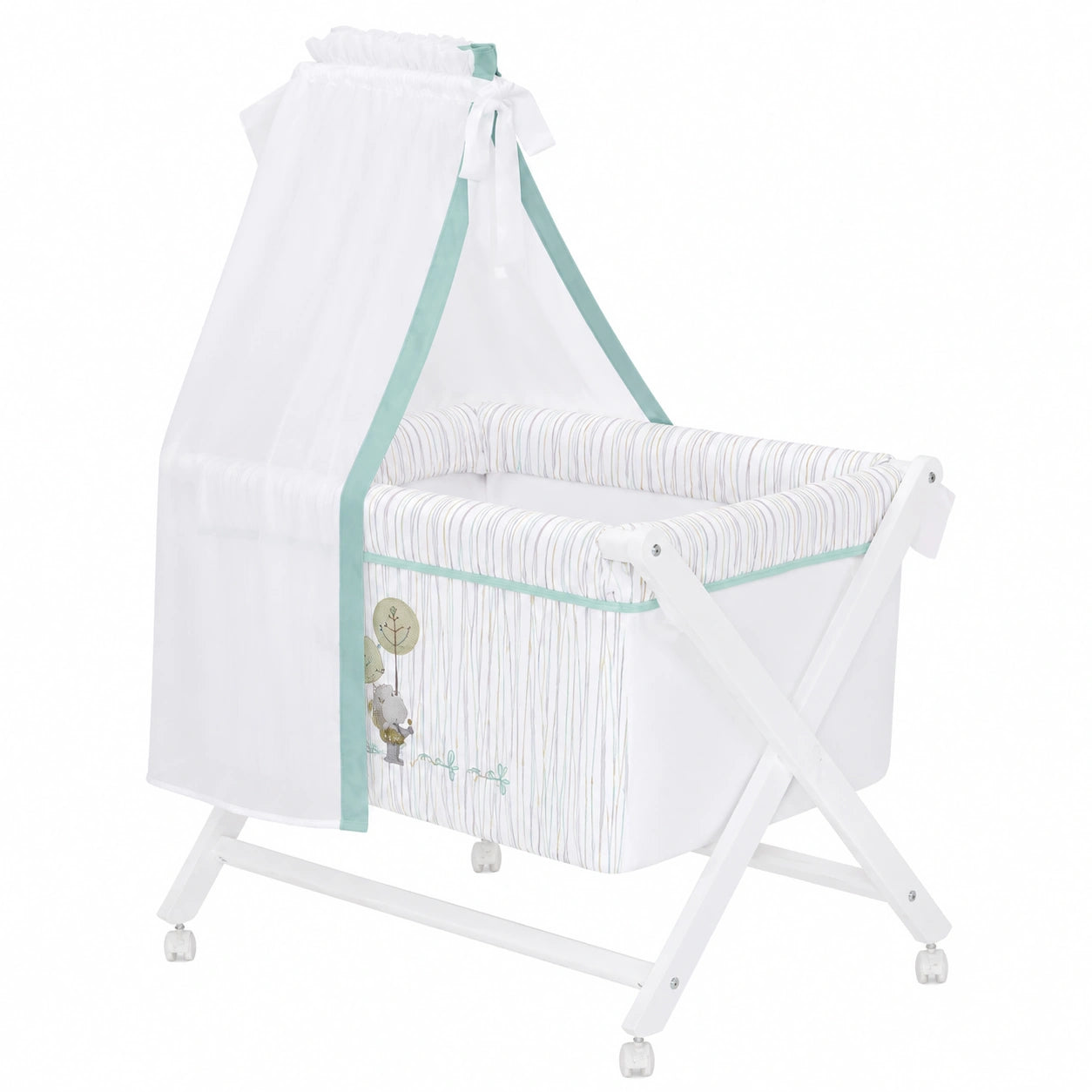Minicuna Naf Naf Happy Hipo con Textiles y Velo, Multicolor, 8000g