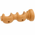 Soporte de Madera Doble Abierto 28x120 mm en Teca