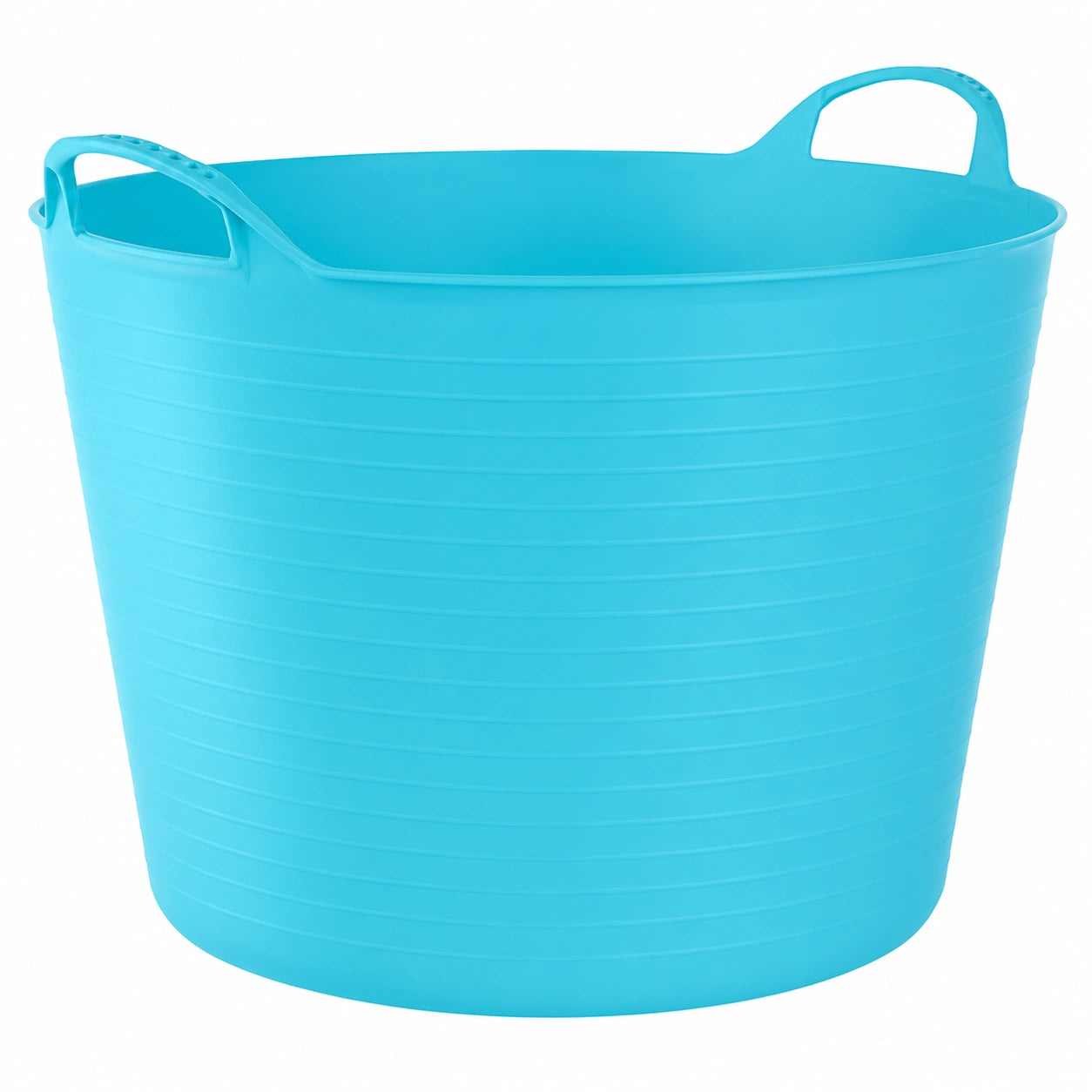 Cubo Flexible Multifuncional 42L Turquesa para Jardín y Almacenamiento