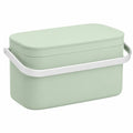 Brabantia - Cubo de Compostaje para Encimera - Acero Inoxidable - Reciclaje Sencillo - Verde Jade