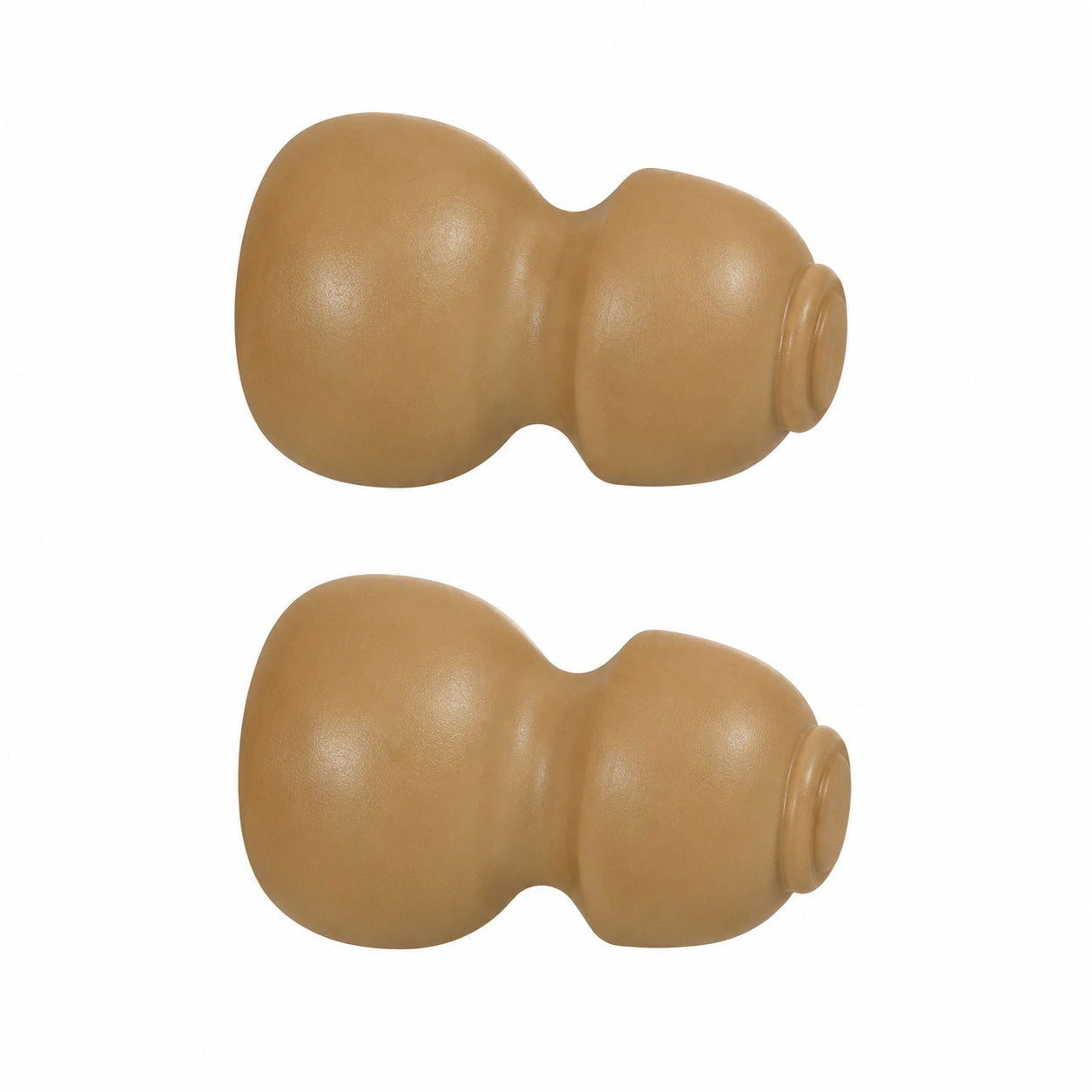Juego de Terminales para Barra de Cortina de Madera Natural de 29mm, 2 Unidades